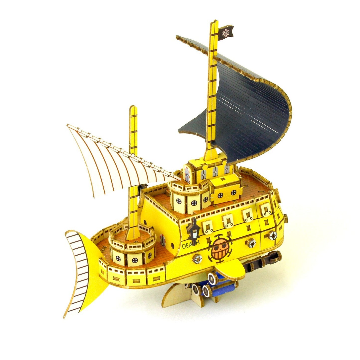 AZONE Wooden Art ONE-PIECE of Trafalgar Law submarine kigumi 3D puzzle New F/S
