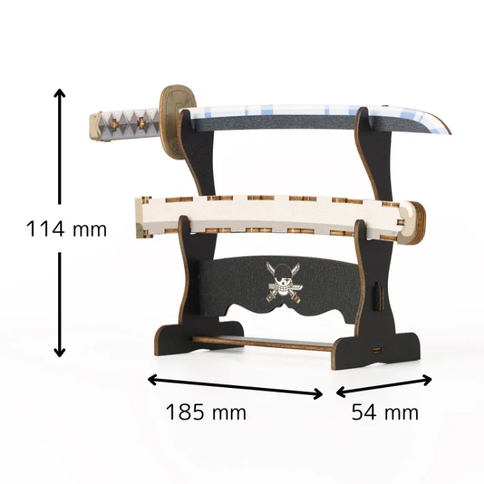 ONE PIECE Roronoa Zoro Swords Set ki-gu-mi Wooden 3D Puzzle from Japan