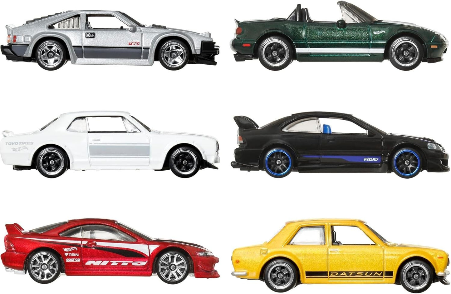 Hot Wheels Street of Japan Multipack Supra Civic Skyline Miata Integra JBY77