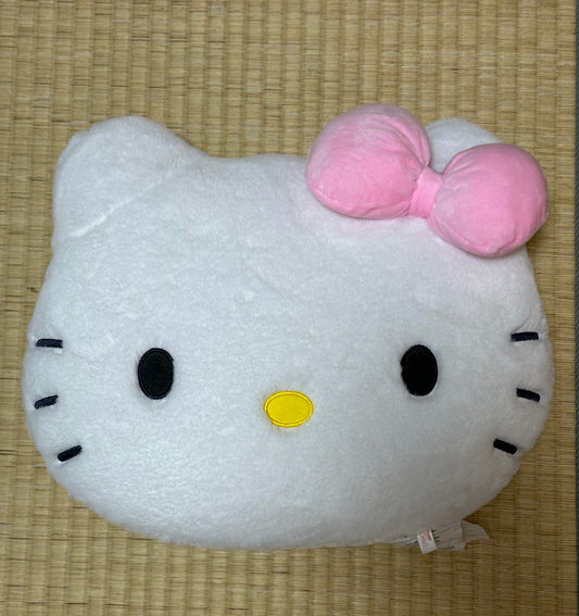 Sanrio Hello Kitty Big Face Cushion Stuffed Toy Plush Doll