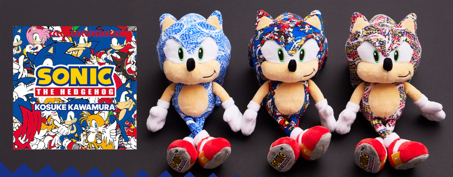 Sonic the Hedgehog Plush SANEI × Kosuke Kawamura SEGA Store Tokyo Shibuya LIMIT