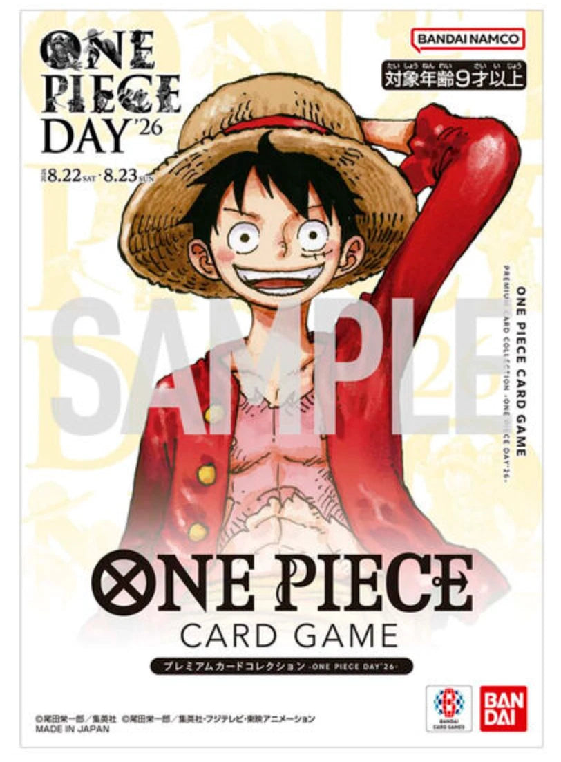 Pre-sale ONE PIECE DAY ’26 Luffy Promo Card + DON!! Card Set Japanese